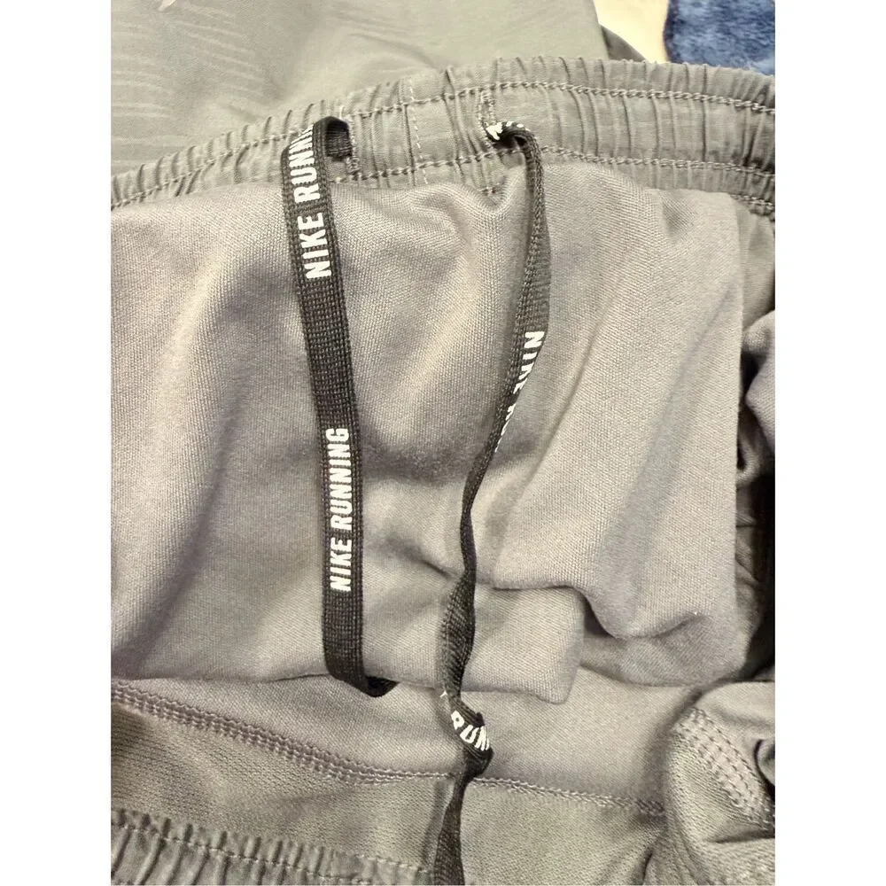Nike Dri-FIT Tempo Running Shorts Set of 2 Black & Gray Small
